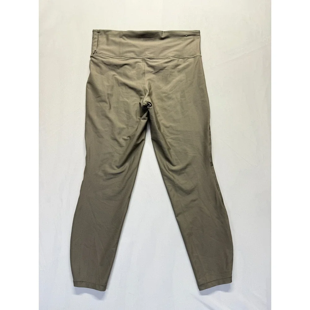 All‎ In Motion Leggings Womens Large Brown Nylon High Rise Athletic Yoga casual